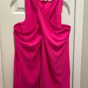 Hot Pink halter dress